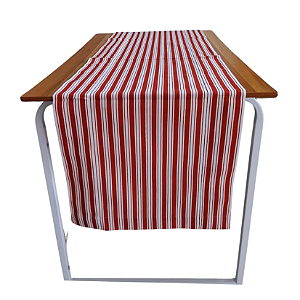 Passadeira Listra Vermelho Escuro