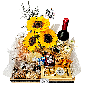 Cesta de Queijo e Vinho Vila Frades