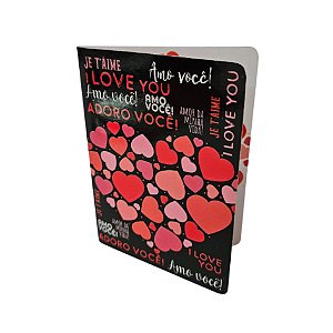 Cartão pequeno AMOR - Idiomas do amor