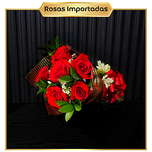 Buquê Mini Carmora - 6 Rosas IMPORTADAS