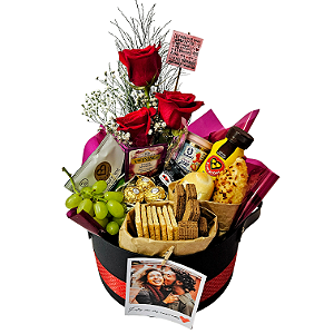 Cesta-Box Constança - Com Foto Personalizada