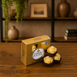 ADICIONAL - Caixa Ferrero Rocher 50g (4 unidades)