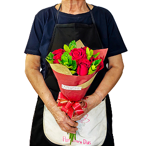 Buquê Eternidade Mini - Até Que A Última Rosa...!