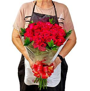 Buquê Carnot - 20 Rosas Nacionais