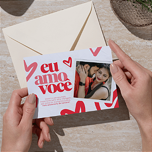 ❤️ ADICIONAL - Cartão De Amor 1 | Com Foto Personalizada