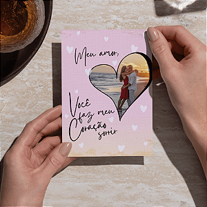 ❤️ ADICIONAL - Cartão De Amor 7 | Com Foto Personalizada