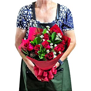 Buquê Belladore - 9 Rosas Nacionais