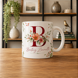 Caneca de Porcelana 310ml - Personalização do Nome