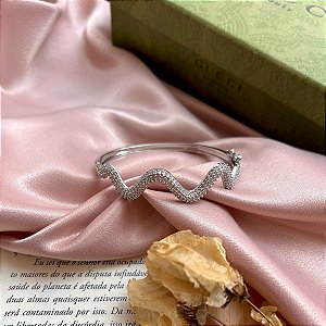 Bracelete Onda Cravejado