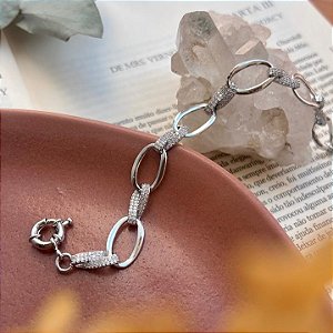 Pulseira Elos Cravejados