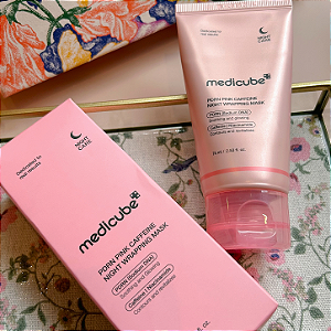 Máscara Facial Noturna PDRN Pink Caffeine Night Wrapping Mask Medicube
