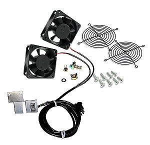 Kit Universal De Ventiladores Bivolt AC Automatico, Para Teto De Rack Indoor / Outdoor