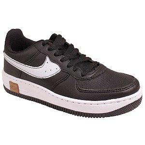 Tênis Masculino Casual Street Black Free V1465 Force