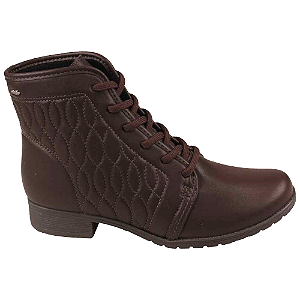 Bota Coturno Cano Curto Feminino Salto Baixo Dakota G9551