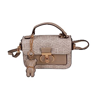 Bolsa Feminina Digital Monograma De Mão Chenson Cg84149