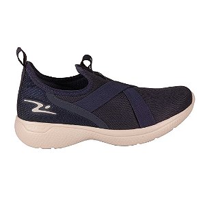 Tênis Feminino Slip On Caminhada Casual Running Adrum 9016f