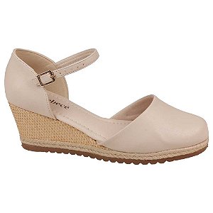 Sandália Spadrile Anabela Feminina Bebecê 5828172