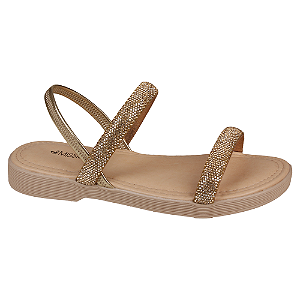 Sandália Flatform Feminina Metalizada Mississipi Mc462