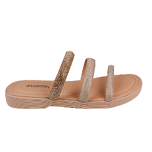 Birken Chinelo Slide Feminino Com Strass Mississipi Mc461
