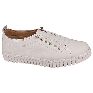 Tênis Confortável Feminino Slip On Calce Fácil Couro Bottero 354304