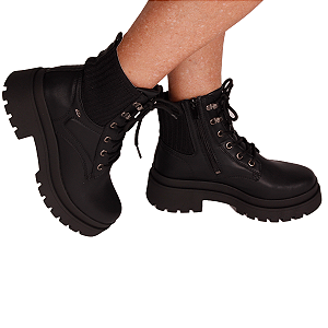 Bota Coturno Cano Médio Tratorada Feminino Dakota G9671