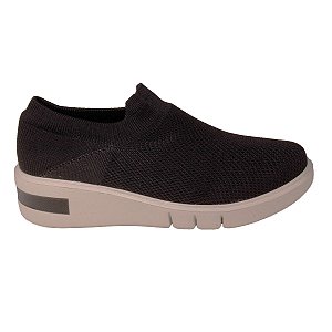 Tênis Caminhada Casual Slip On Feminino Usaflex Am1004