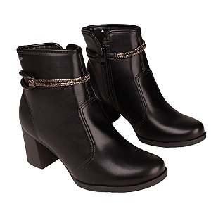 Bota Coturno Cano Curto Confortável Feminina Dakota Da821