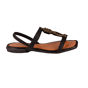 Sandália Rasteira Casual Conforto Feminina Mississipi Mf311