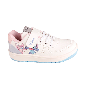 Tênis Infantil Menina Calce Fácil Marvel Dst01dy Stitch Inf