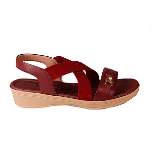 Sandállia anabela Conforto Anatõmica Casual Feminino Usaflex Ud04007