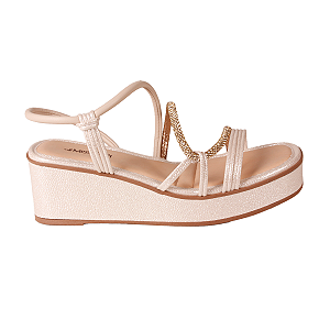 Sandália Anabela Anatõmica Conforto Moda Feminino Mississipi Me673