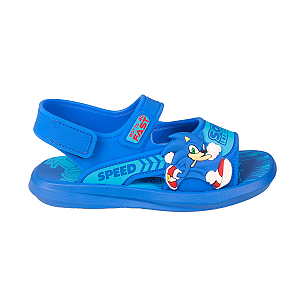 Papety Menino Casual Confortável Calce Fácil Grendene 23353 Sonic Rush