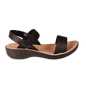 Sandália Feminino Confortável Casual Elástico Terra E Agua 479011