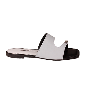 Tamanco rasteira Slide Metalizado Moda Leve Feminino Dakota Y9932 #Desconto