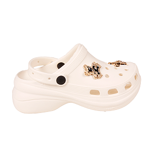 Babuche Confortável Calce Fácil Casual Botons Menina Scaleno Ba273b Alto C/ Botons