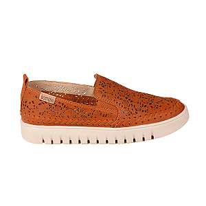 Tênis Slip On Casual Couro Confortável Moda Feminino Bottero 372601