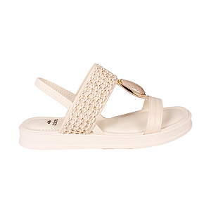 Sandália flatform Pedraria Calce Fácil Moda Feminino Dakota Y9711