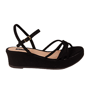 Sandália Salto anabela Ultraconforto Leve Feminino Villarosa 403250154