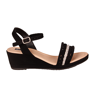 Sandália Salto Médio anabela Confortável Feminino Villarosa 403550203