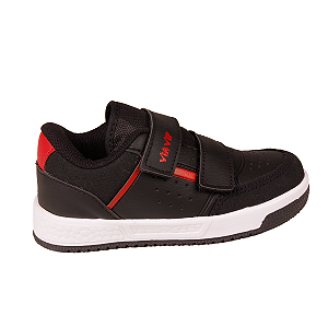 Tênis Menino Calce Fácil Casual Confortável Leve Via Vip Vv 2824 Bb