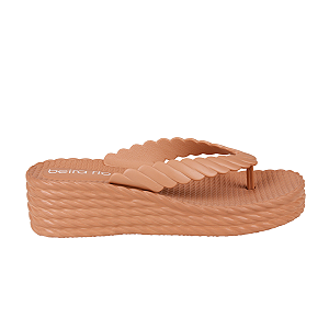 Tamanco Anabela De dedo Original Conforto Feminino Beira Rio 8561100