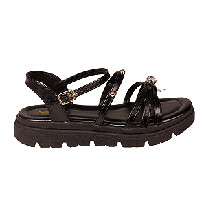 Sandália flatform Casual Calce Fácil Moda Menina Streetcal 025731