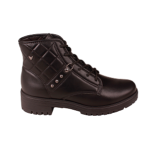 Coturno Bota Leve Cano Curto Confortável Feminina Mississipi J0792