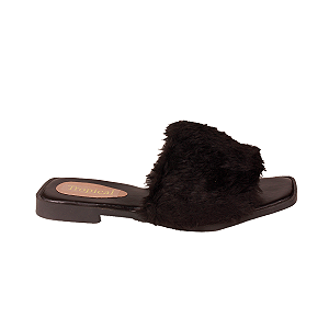 Chinelo Pantufa Pelinho Macio Confortável Feminino Tropical 030 Pelo