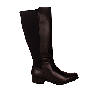 Bota Cano Alto Couro Salto Bloco Feminino Bottero 345801