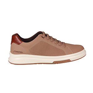 Sapatênis Couro Confortável Casual Masculino Pegada 112301