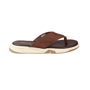Chinelo De Dedo Casual Couro Masculino Ferracini 1890 Cancun
