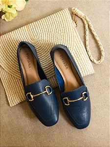 Mocassim Azul Navy Alessia