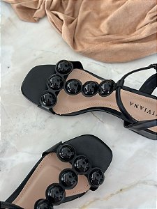 Sandália Zafira Preto