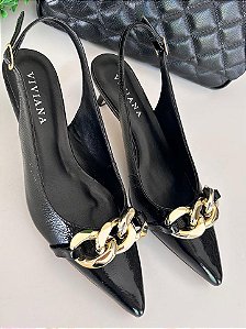 Scarpin Madison Preto